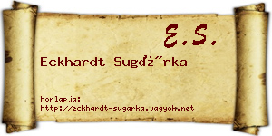 Eckhardt Sugárka névjegykártya